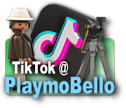 Visit our TikTok for Playmobil quick Reviews, short clips @PlaymoBello